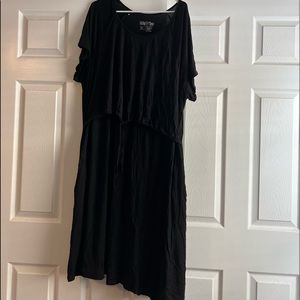 Latched Mama Drawstring T-shirt Nursing Dress